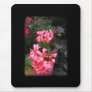 Geraniums. Pelargonium flowers. Mouse Pad