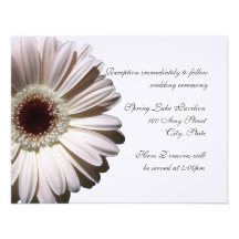 Gerber Daisy Wedding Custom Invites