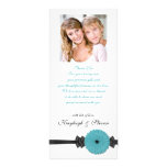 Gerber Daisy Wedding Program Rack Card Template