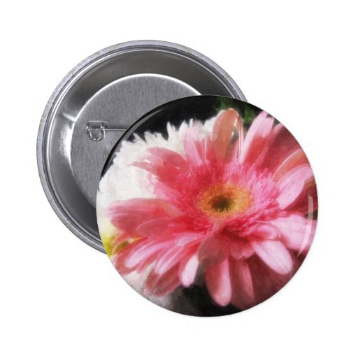 Gerbera Daisy 5 Painterly Pin