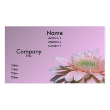 Gerbera Daisy Business Cards