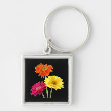 Gerbera Daisy Delight Key Chain