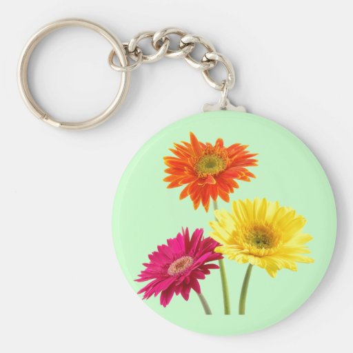 Gerbera Daisy Delight Key Chains