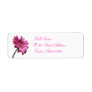 Gerbera Daisy Flower Mailing Labels