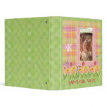 Gerbera Daisy Princess Baby Girl Scrapbook Binder