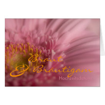 Gerbera de Rosa • Faites gagner la date Karte Cartes De Vœux