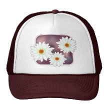Gerbera Flower Mesh Hats