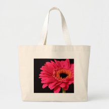 Gerbera in pink bags