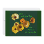 gerbera invitation