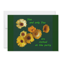 gerbera invitation