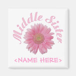 Gerbera Middle Sister Refrigerator Magnet