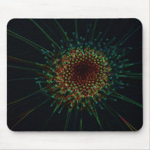 Gerbera rougeoyant tapis de souris