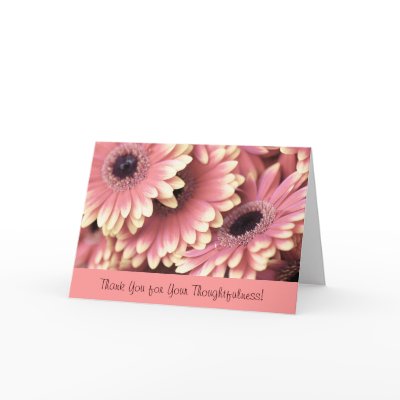Gerberra Daisies, Beautiful Card, Template, Thank  by JayneLogan