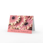 Gerberra Daisies, Beautiful Card, Template, Thank 