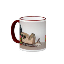 Gerbil Christmas Mug