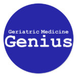 Geriatric Medicine Genius Gifts stickers