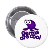 Germ are Cool Pinback Button