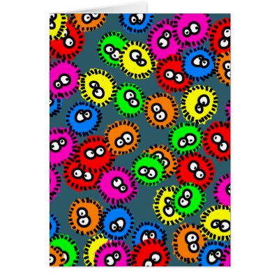 Germ Wallpaper Greeting Cards by prawny_wallpaper