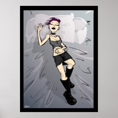 Germaine (Classic Illustration) Poster by illwillpress