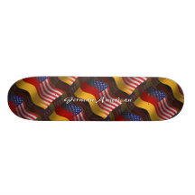 German-American Waving Flag Skate Decks