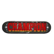 German and a Champion Skate Deck