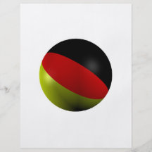 German ball full colour flyer
