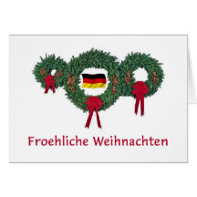German Christmas 2 Greeting Cards