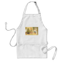 German Christmas Card Aprons