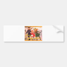 German Christmas Card Frohe Weihnachten Bumper Sticker