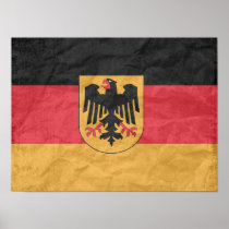 German Coat of Arms Flag