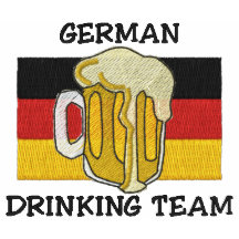 German Drinking Team Embroidered Shirt
