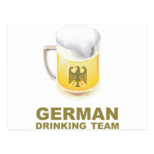 German Drinking Team Post Cards