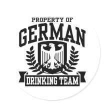 German Drinking Team Sticker