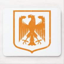 German Eagle - Deutschland coat of arms Mouse Pad