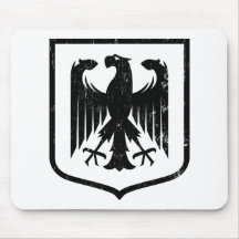 German Eagle - Deutschland coat of arms Mousepads