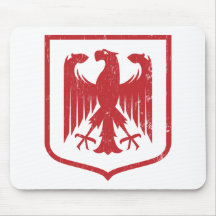 German Eagle - Deutschland coat of arms Mousepads