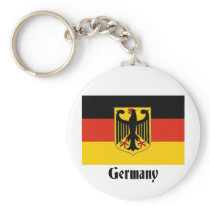 German Eagle Flag Key Chain