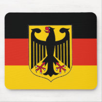 German Eagle Flag Mouse Pads