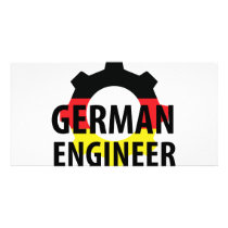 german engineer sign picture card