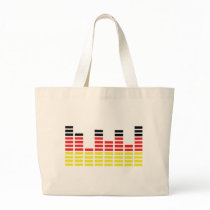 german equalizer icon canvas bags