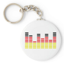 german equalizer icon key chains