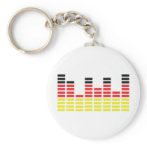 german equalizer icon key chain