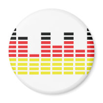 german equalizer icon fridge magnet