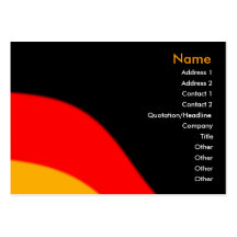 German Flag Business Card