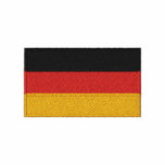 German flag embroidered men's long sleeve shirt embroidered shirts