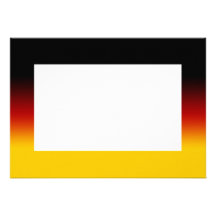 German Flag Gradient Invitation