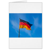 German flag greeting cards