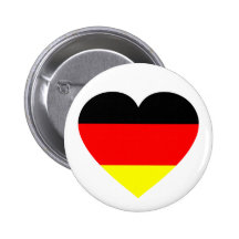 German Flag Heart Pins