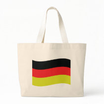 german flag icon canvas bag