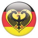 German Flag Love Sticker